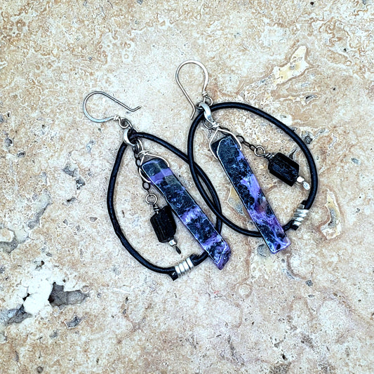 Gypsy's purple passion earrings