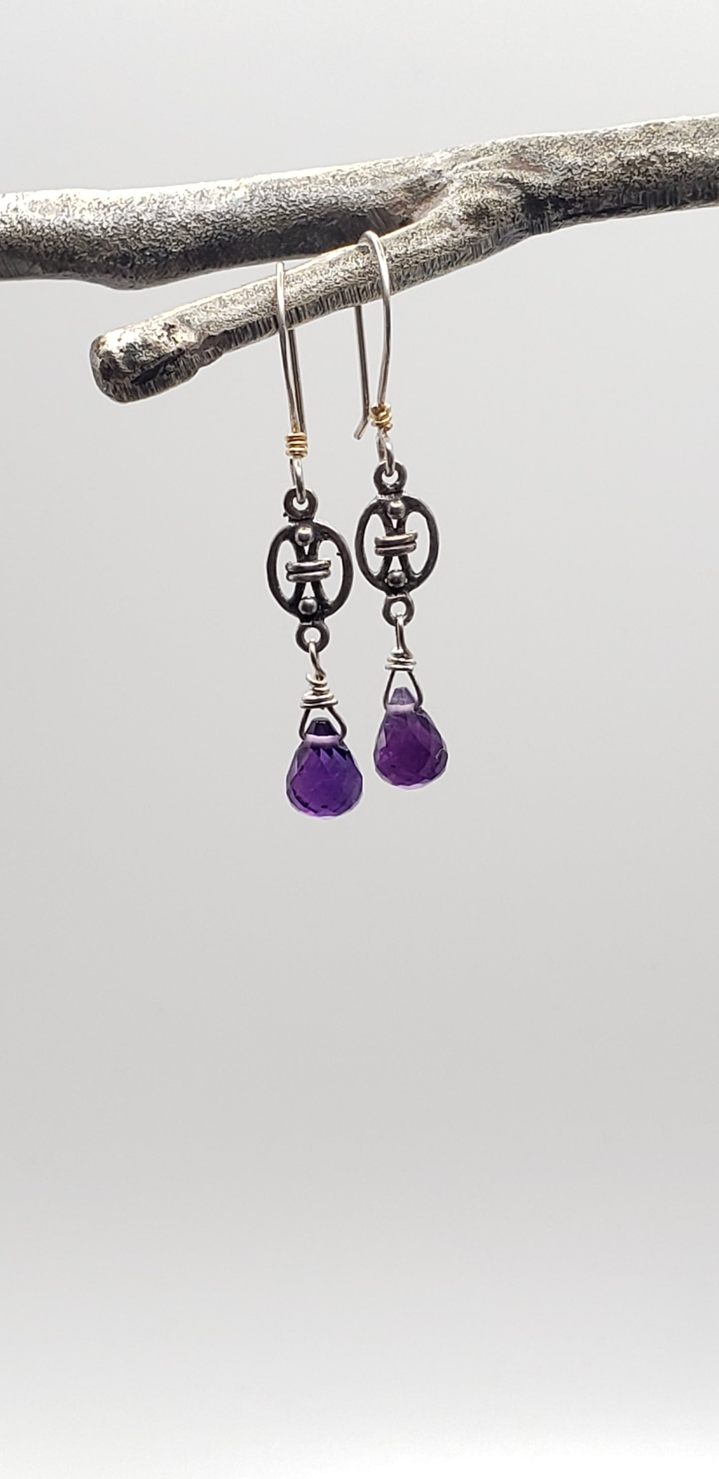 Deep purple dangles