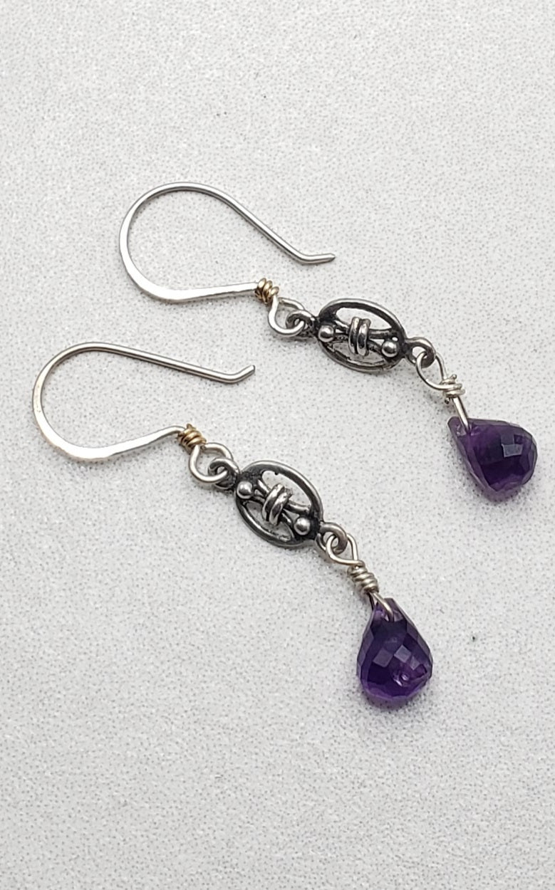 Deep purple dangles