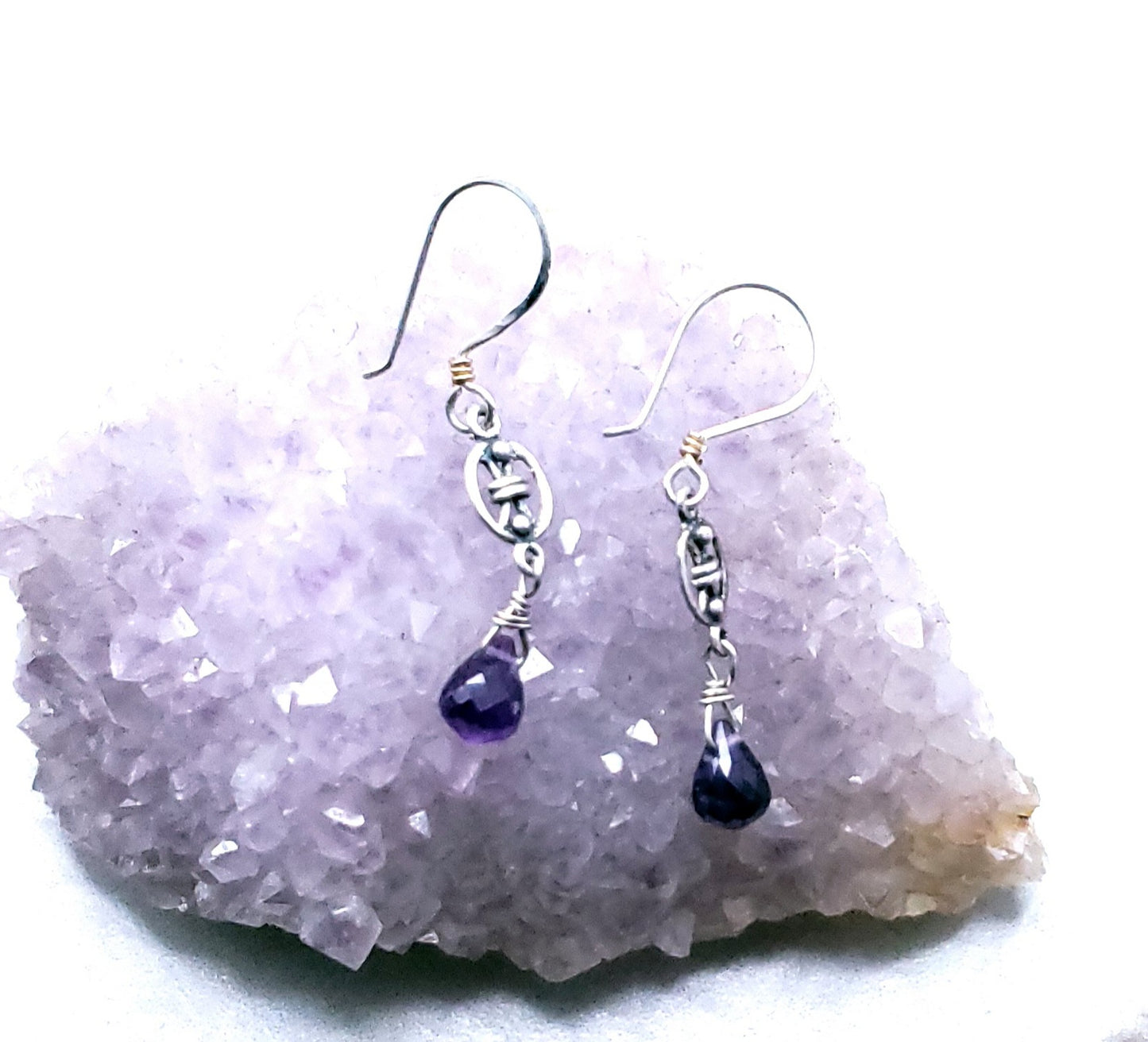 Deep purple dangles